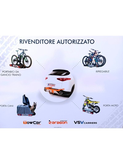 Portamoto da Gancio Traino ideale per pit-bike