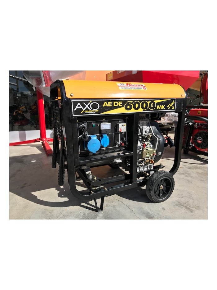 Generatore Seminuovo Monofase Axo AEDE6000MK Diesel